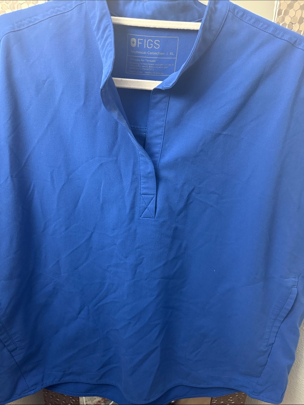 FIGS Women’s Royal Blue Popover Polo